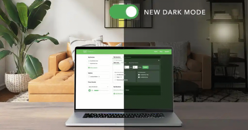 Dark Mode for Comfortable Viewing